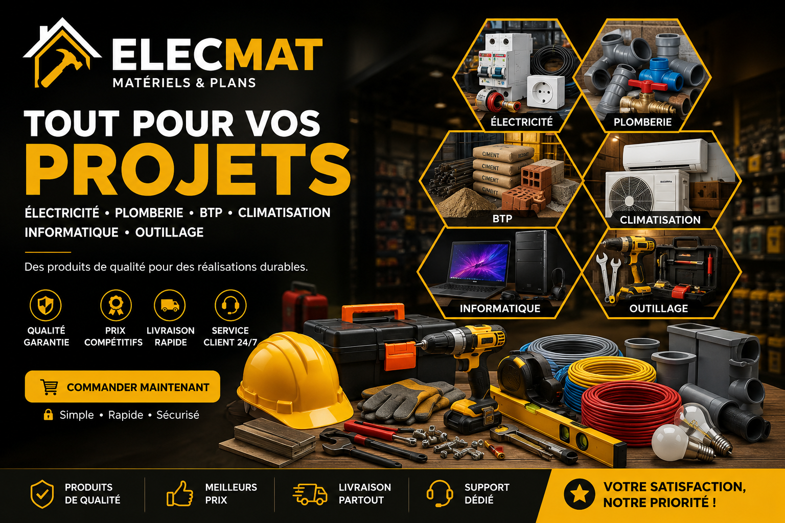 Chantier YOUMS CONFORT à Yaoundé